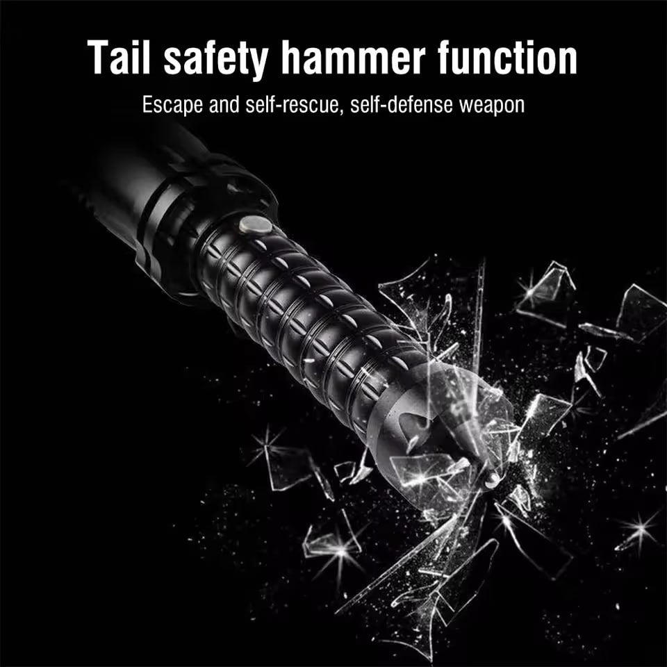 Save 50%🚀Super-bright LED self-defense flashlight