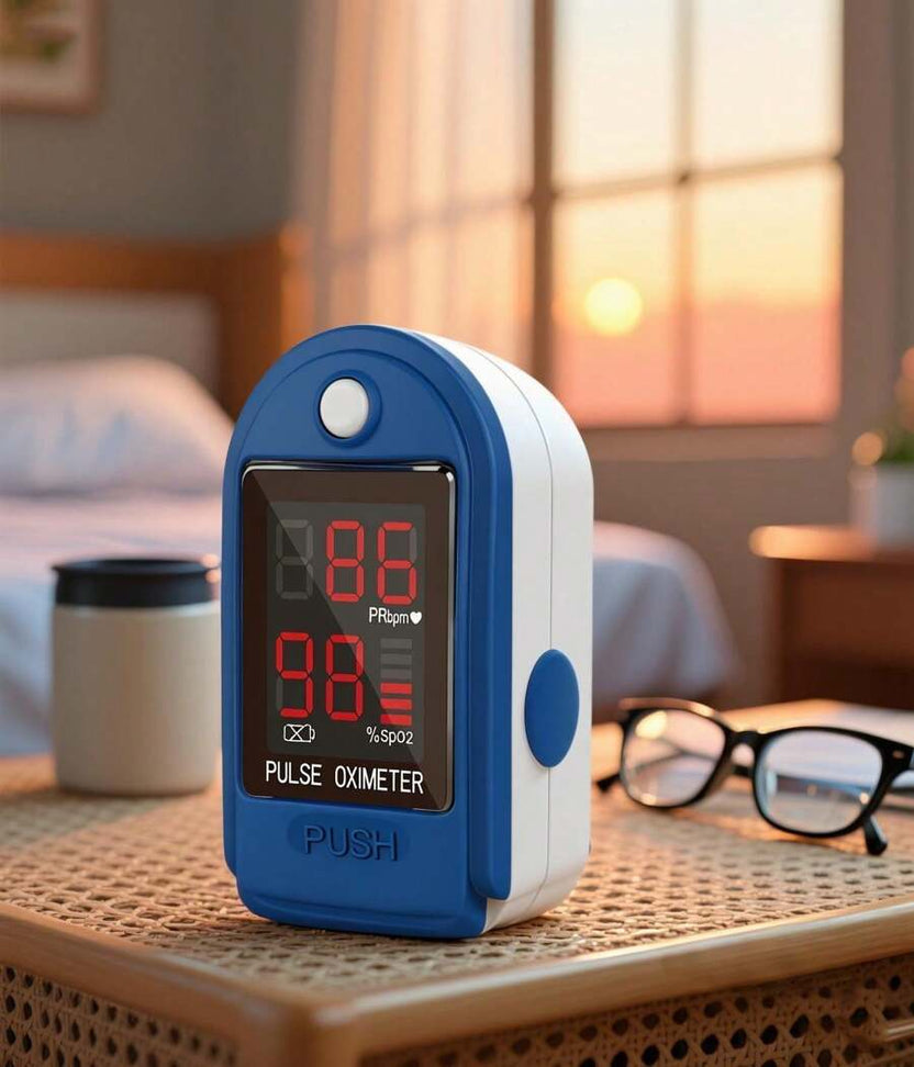 جهاز قياس نسبة الأكسجين في الدم (SPO2) ونسبة الأكسجين في الدم (O2) محمول للاستخدام المنزلي أو الرياضي