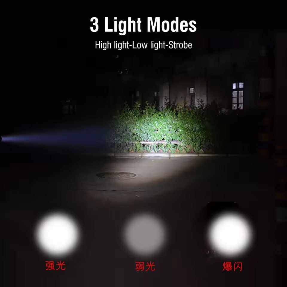 Save 50%🚀Super-bright LED self-defense flashlight