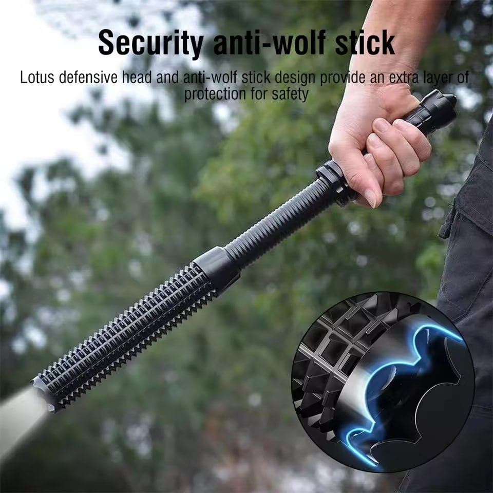 Save 50%🚀Super-bright LED self-defense flashlight