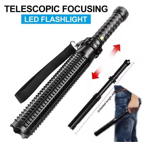 Save 50%🚀Super-bright LED self-defense flashlight